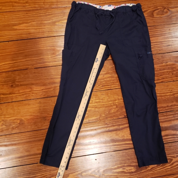 Koi Stretch Navy Lindsey Cargo Scrubs, Size L (Regular) - Picture 12 of 12